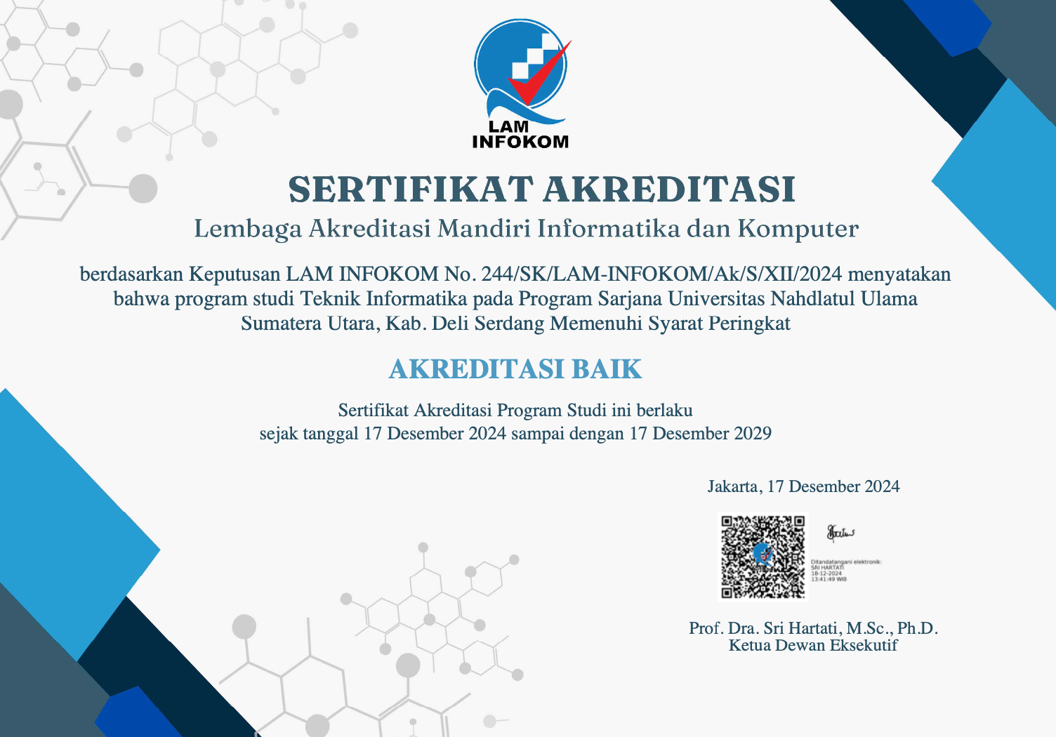 Dekan Fakultas Ilmu Komputer